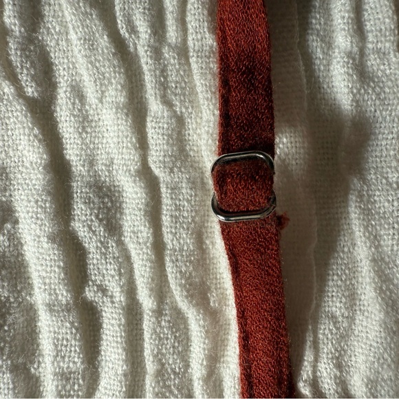 Zara Burnt Orange and White Polka Dot Jumpsuit - Picture 10 of 13